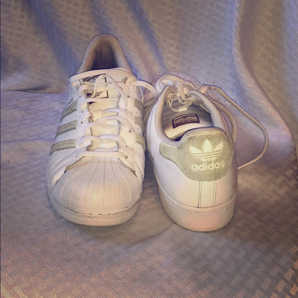 Adidas shell toe shoes
